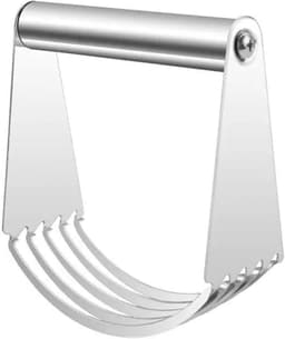 Deegkneder - Meel mixer - Thuis bakken - Roestvrij staal - Compact formaat - Zilver — thumbnail 1