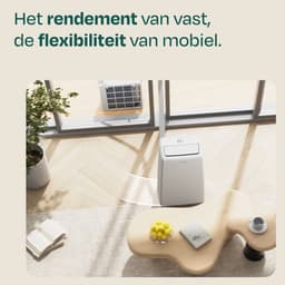VONROC Mobiele Split Airco 4-in-1 – 12.000 BTU – Wifi – Voor ruimtes tot 45 m² / 105 m³ – Zonder afvoerslang – Koelen, verwarmen, ontvochtigen & ventileren — thumbnail 3