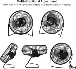 Mini Solar Fan - Zonnepaneel Ventilator - Draagbaar en Lichtgewicht - Koeling voor Binnen en Buiten - Geschikt voor Camping en Tuin — thumbnail 5