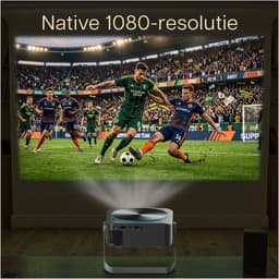Beamer met WiFi & Bluetooth van MMOBIEL – 1080P, 320 ANSI, 4K Ondersteuning, Automatische Keystone Correctie, 200 Inch – Voor HMDI, USB, iOS & Android – Home Cinema Projector — thumbnail 3