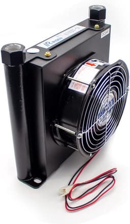 Lucht Radiator - Oliekoeler Warmtewisselaar - Motor Koelen - Aluminiumlegering - DC 12V - AJ1025T-CA — thumbnail 1
