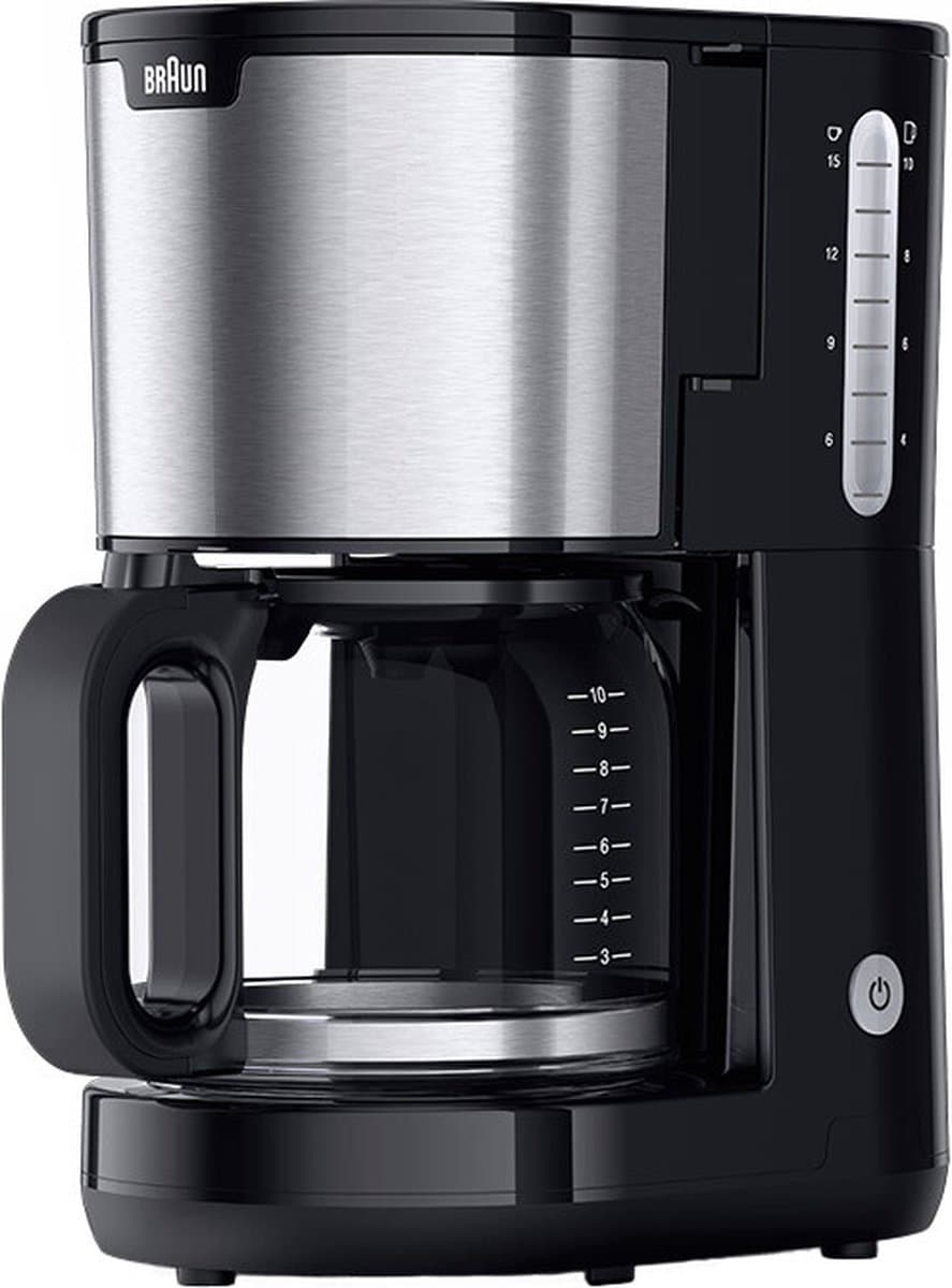 Braun PurShine KF1500BK - Filter-koffiezetapparaat - RVS/Zwart — afbeelding 1