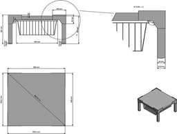 Nedis Wasmachine Verhoger met Mand - Opbouwmeubel - Wasmachine en Droger - 200 kg - Wit — thumbnail 5