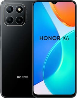 Smartphone Honor X6 Black 4 GB RAM ARM Cortex-A53 Helio G25 6,5" 64 GB — thumbnail 1