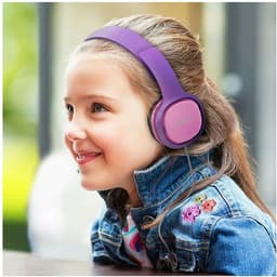 Philips SHK2000 - Kids Koptelefoon - On-Ear Volumebegrenzing - Roze/Paars - Ergonomische hoofdband — thumbnail 7