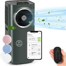 Klarstein mobiele airconditioner met luchtafvoerslang, 5-in-1 airconditioner, ventilator, luchtontvochtiger, luchtreiniger & nachtmodus, app-bediening, kleine & draagbare airconditioner voor thuis & op kantoor, 10000 BTU,9 kW voor 49 m² 50 dB — thumbnail 23