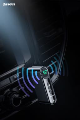 Baseus - BSBA-02 - - (Overseas - Edition) - Bluetooth - AUX-zender - zwart — thumbnail 2