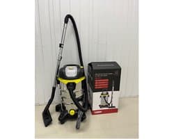 Bouwstofzuiger - Professioneel model - Nat & droog stofzuiger - 30L - HEPA filter - Zakloos - Stofzuiger - Zuiger - Inclusief accessoires - Met wielen - HOGE KWALITEIT - 2023 MODEL - LIMITED EDITION