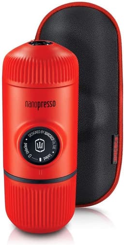 Wacaco Draagbare Nanopresso Lava Red Koffiemachine Met Deksel — thumbnail 1