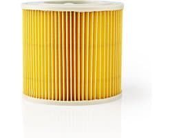 Nedis Stofzuiger Cartridge-Filter - Vervanging voor: Kärcher - A 2101 / A 2201 / WD 1 / WD 2 / WD 3 - Cartridgefilter