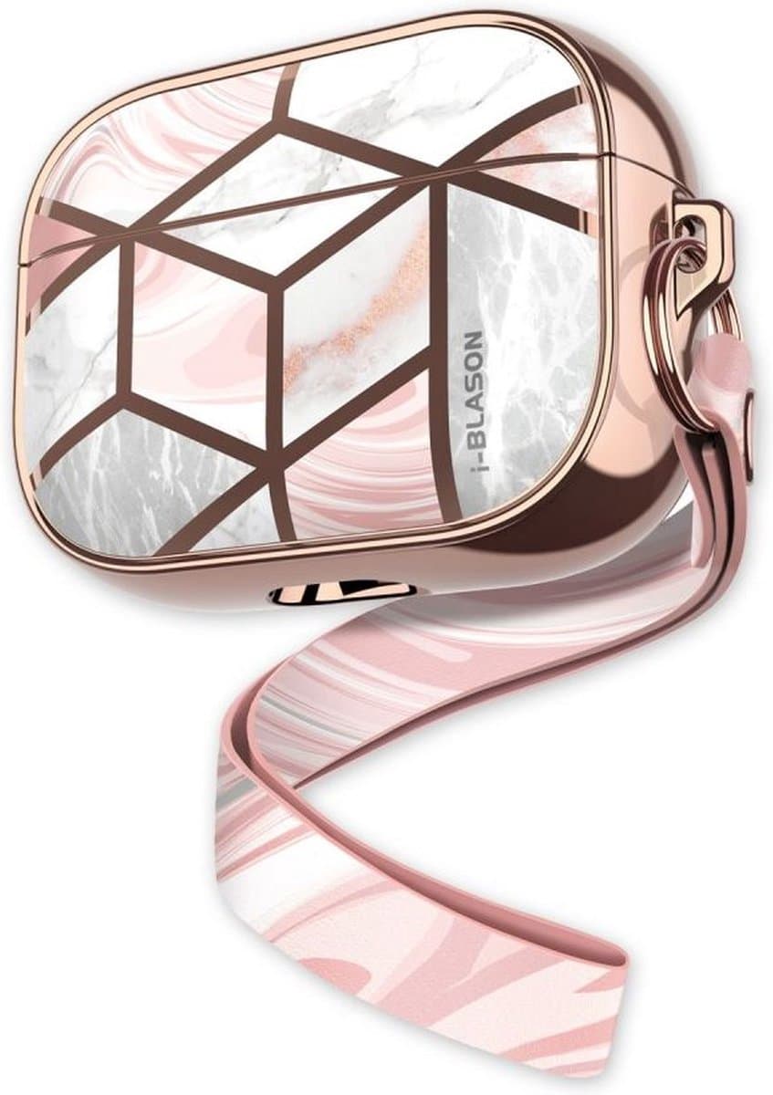 Supcase - Apple AirPods 3 hoesje - Cosmo Case - Marmer Roze — afbeelding 1