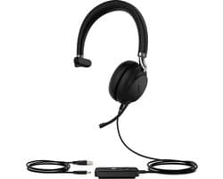 Yealink UH38 Mono Teams Headset Bedraad en draadloos Hoofdband Kantoor/callcenter Bluetooth Zwart