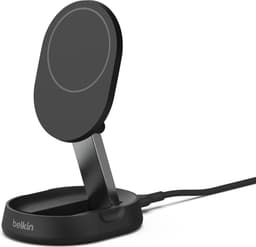 BELKIN Boost Charge Qi2 15W Magnetische Oplaadstand – Zwart (met adapter) — thumbnail 2