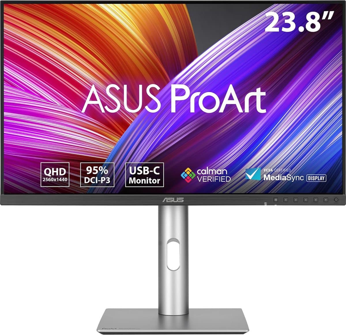 ASUS ProArt Display PA24ACRV computermonitor 60,5 cm (23.8") 2560 x 1440 pixels Quad HD LCD zwart — afbeelding 1