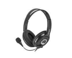 Natec- NSL-1178-Headphones with Microphone -Bear 2 -Black