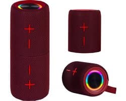 Trevi XR 8A44 DOUBLE Draadloze stereoluidspreker Rood 20 W