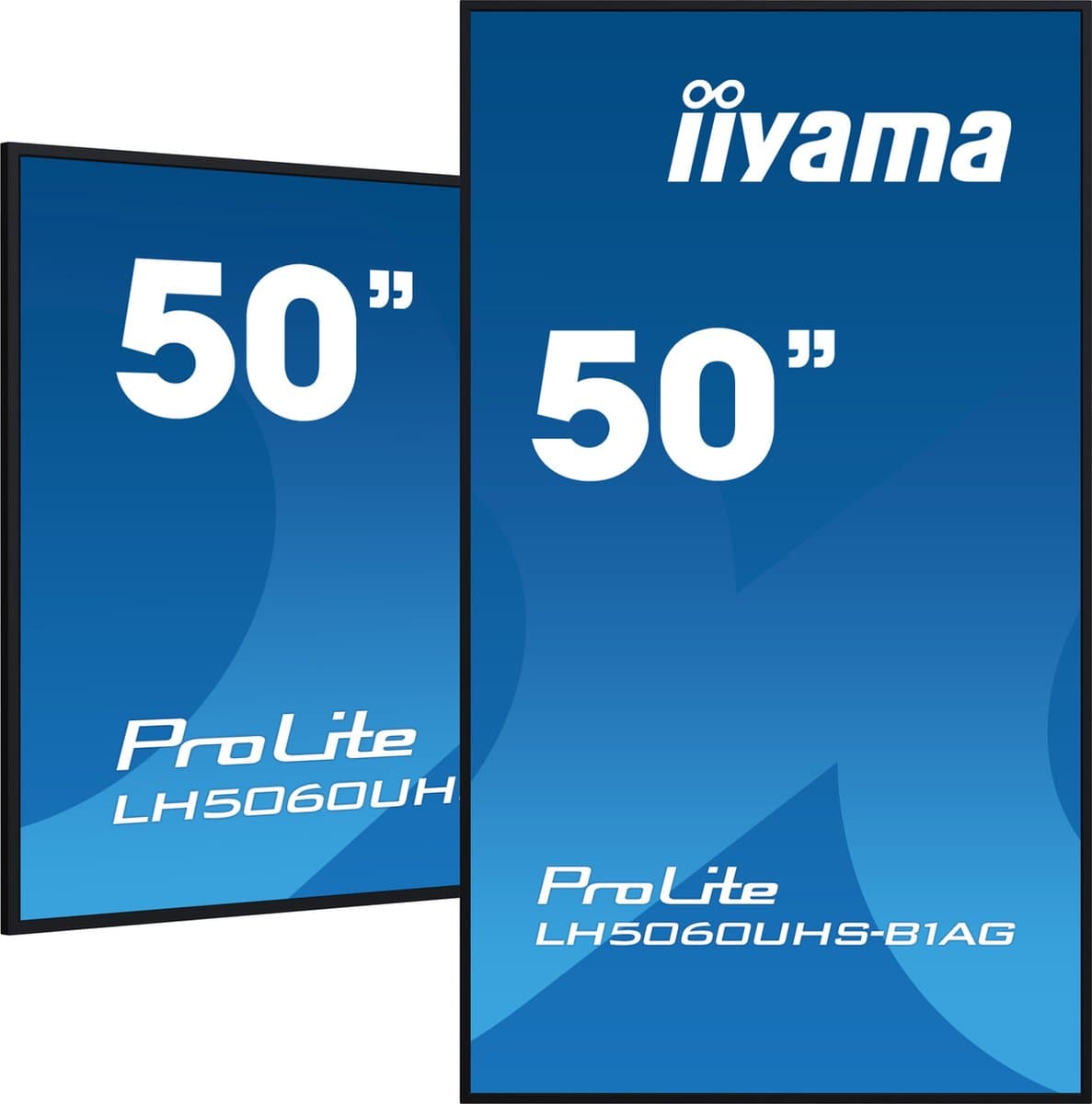 iiyama LH5060UHS-B1AG digitaal A-bord display 125,7 cm LED Wifi 500 cd/m² 4K Ultra HD zwart ingebouwde Android 11 processor 24/7 — afbeelding 1