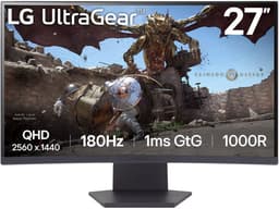 LG UltraGear 27GS60QC-B - QHD Curved Gaming monitor - 180hz - 27 inch — thumbnail 1