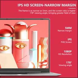 Elementkey LightPixel - 14 Inch Laptop - 2 in 1 Flip - Intel® Processor N100 - Windows 11 PRO - 12GB DDR5 RAM – 1TB SSD - Uitgebreide Poorten - Zwart — thumbnail 5