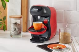 Tassimo Happy capsulemachine - meer dan 70 dranken - volautomatisch - geschikt voor alle kopjes - eenvoudige bereiding - 1.400 watt - Rood — thumbnail 3