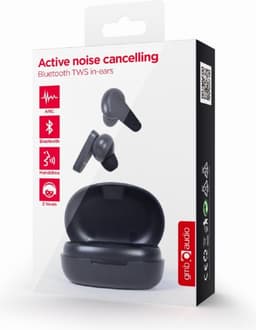 Gembird TWS-ANC-MMX hoofdtelefoon/headset True Wireless Stereo (TWS) In-ear Gesprekken/Muziek/Sport/Elke dag USB Type-C Bluetooth Zwart — thumbnail 2