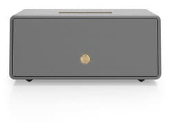 Audio Pro Drumfire D-2 Smart Multiroom Actieve Luidspreker – 2x20W + 60W Klasse D – Krachtig Stereo Geluid & Rijke Basweergave – Wifi, Bluetooth & AirPlay 2 – Grijs