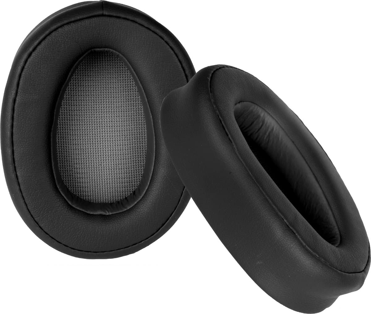 Somstyle Oorkussens geschikt voor Sony WH-H900N / MDR-100ABN Koptelefoon - 2 Stuks - Zacht Schuim - Eiwitleer - Zwart — afbeelding 1