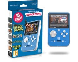 Technos - Super Pocket gaming handheld - 15 games - USB-C opladen - 5-uur speeltijd