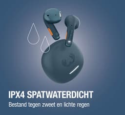 Fresh 'n Rebel Twins Core 2 - Draadloze oordopjes - Bluetooth oortjes met 40 uur speeltijd - Met Microfoon en App - Steel Blue & Flamy Orange — thumbnail 2