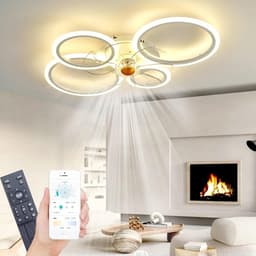 Plafondventilator met Verlichting - Ventilator voor Slaapkamer - Air Cooler met Afstandsbediening - Stil — thumbnail 3