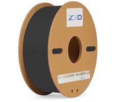 3D Printer Filament - Koolstof Materiaal - Modelbouw Creatie - Versterkt met Koolstofvezels - 175 mm Diameter - Zwart