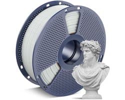 3D Printer Filament 1.75mm Hoge Snelheid PLA Marmer Textuur Koel Wit 1kg Spoel