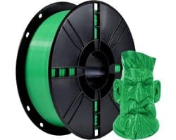 3D Printer Filament PLA+ Groen 1.75mm - 1kg Spoel - Hoge Nauwkeurigheid en Sterkte