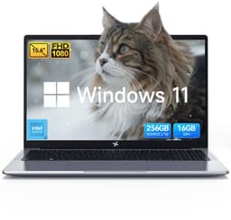 Blackview Hibook 6 Laptop 15,6 inch Full HD - 16 GB RAM - 256 GB SSD + DCM6 14" Dubbele Draagbare Monitor , FHD IPS Scherm, Dual-band WiFi, (Grijs) — thumbnail 3