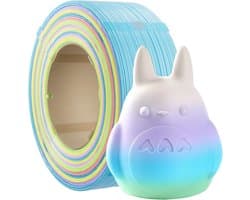 Mat Regenboog PLA Refill Filament 1,75 mm Spoelloos 1 kg voor Herbruikbare Spoelen