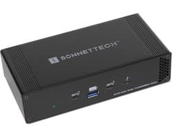 Thunderbolt Dock met Dubbele NVMe SSD Slots voor Razendsnelle Opslag
