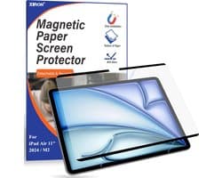 Magnetische Papieren Schermprotector voor iPad Air 11 inch, Matte Beschermfolie voor Tekenen en Schrijven