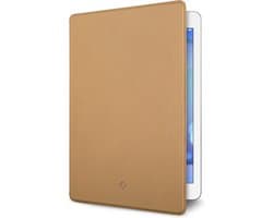 Dun Leren Skin voor iPad 9.7 inch (2017) & iPad Air met Standaardfunctie - Camel