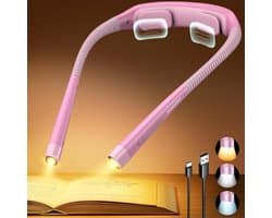 Ergonomische Nekleeslamp met 3 Kleuren en 5 Helderheidsniveaus met Timer