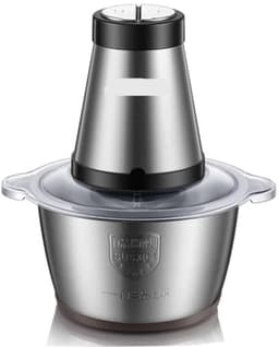 Elektrische Vleesmolen - 500W - Foodprocessor - Hakmolen - 2L RVS Keukenmachine - 2 Snelheden - voor Vlees - Noten en Groenten - Eenvoudig Schoon te Maken - Standaard — thumbnail 1