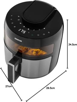 Digitale Heteluchtfriteuse 5L met Touch Control - Gezond Frituren — thumbnail 6