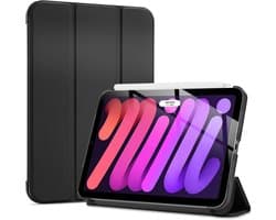 Dunne Transparante Beschermhoes met Standaard voor iPad Mini 8.3 inch (2021/2024)