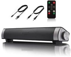 Soundbar - Soundbar met Draadloze Subwoofer - Box - TV Speaker - Soundbars - Bluetooth - Ingebouwde subwoofer - Home Cinema Geluid- Zwart