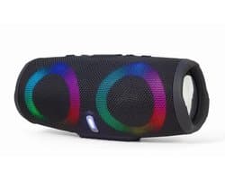 GMB-Audio Draagbare BT LED Speaker - Draadloze Muziekstreaming met Multi-Kleur LED Lichteffecten, Lange Batterijduur, en Diverse Afspeelopties voor Feesten en Buitenavonturen
