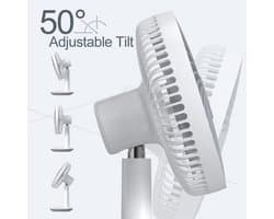 Mini Ventilator - Krachtige Waaier - Tafelventilator - Airco Verkoeling - Koelwindje