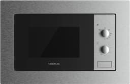 Inbouwmagnetron 20 liter met Grillfunctie en Ondooifunctie, 800W Magnetronvermogen, RVS — thumbnail 1