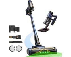 Steelstofzuiger Draadloos - Stofzuiger Zonder Zak op Accu - Inclusief Opzetstukken