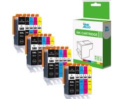 XXL Inktcartridges Set Zwart Cyaan Magenta Geel voor Pixma Printers
