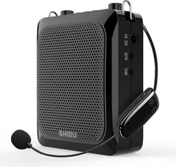 Draagbare 25W Stemversterker met Draadloze Hoofdtelefoon en Bluetooth Speaker — thumbnail 1