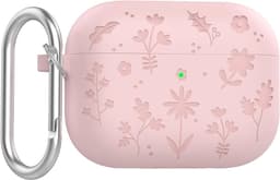 Allecto- Beschermhoes Airpods Pro 3 - Cartoon hoes - Sleutelhaak - Roze - Grappig - Siliconen - Vrouwen en mannen - TPU - Compatibel met 2025 — thumbnail 1